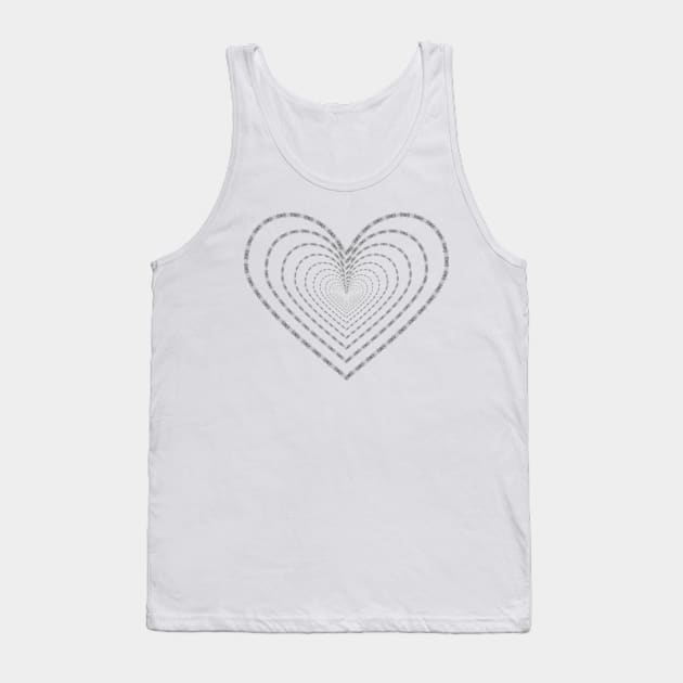 Chain Heart Tank Top by hilariouslyserious